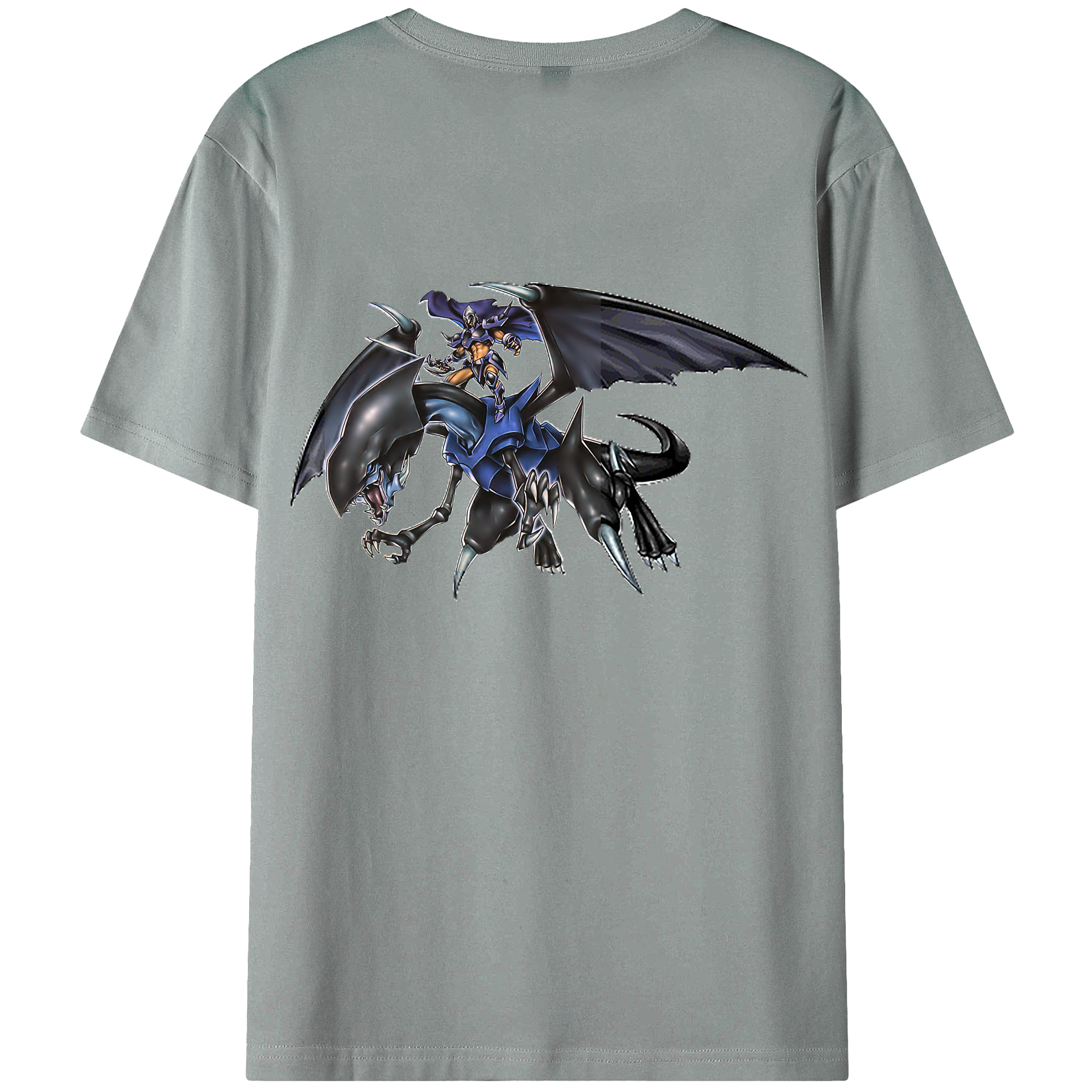 （画像用） 遊☆戯☆王 Yu-Gi-Oh! 綿100％ メンズ半袖Tシャツ（バックプリント） 通気性